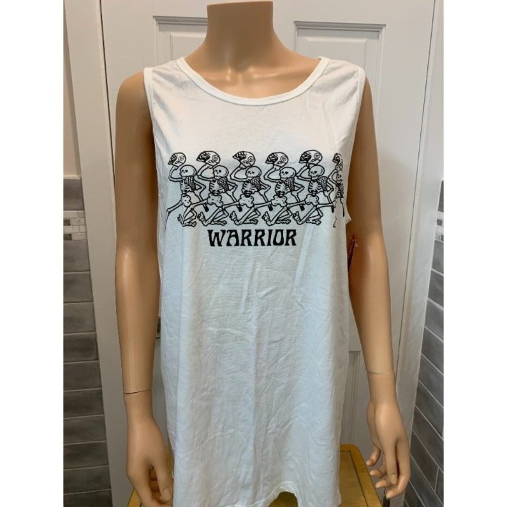 NWT Modern Grateful Dead Dancing skeletons sleeveless shirt